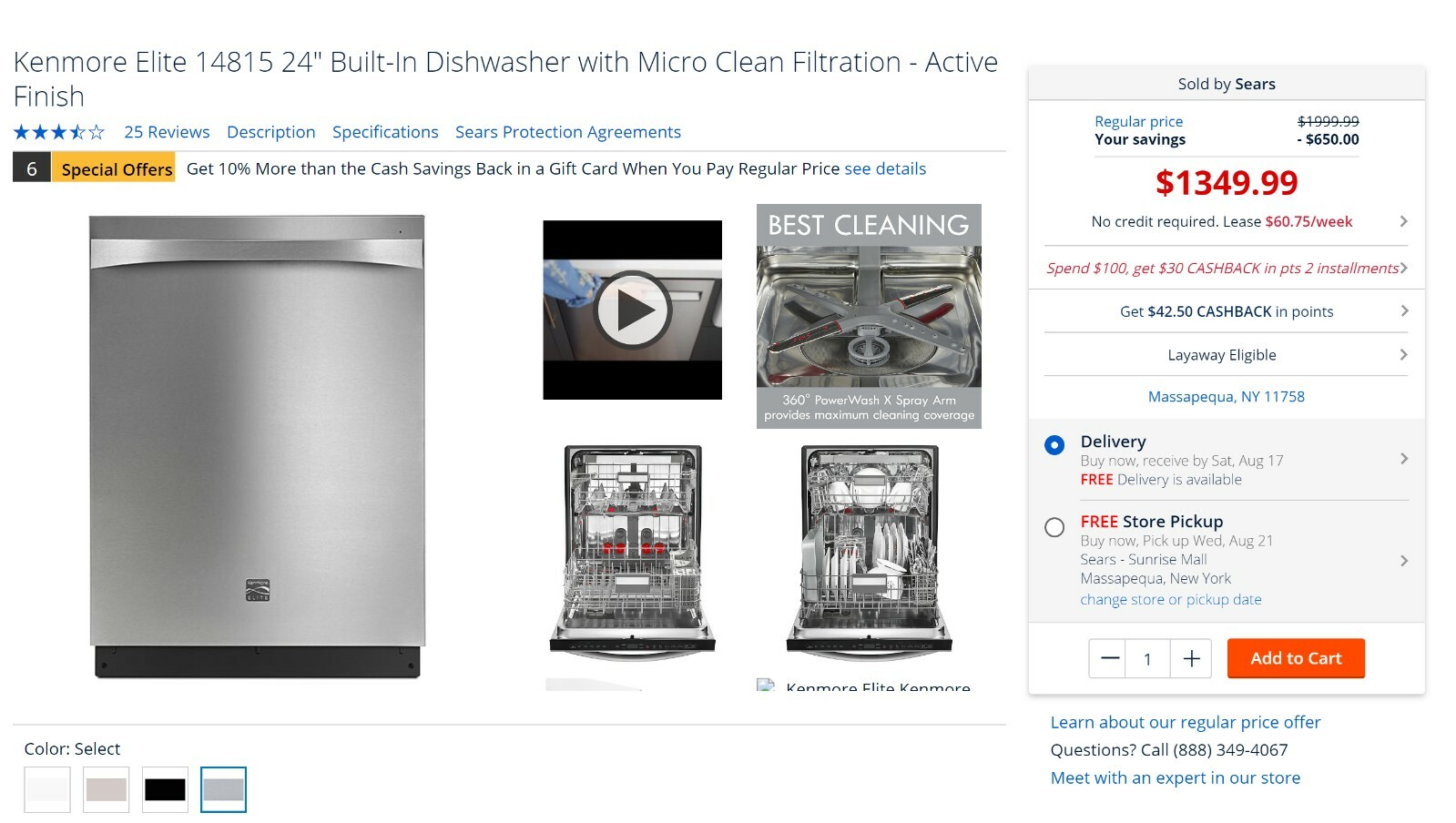 kenmore elite 14815 dishwasher reviews